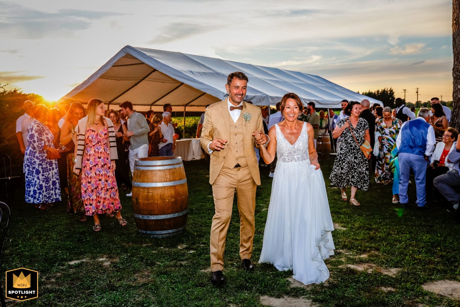 Photo de mariage primée au WPJA — couple au Château Saint Louis à Labastide-Saint-Pierre