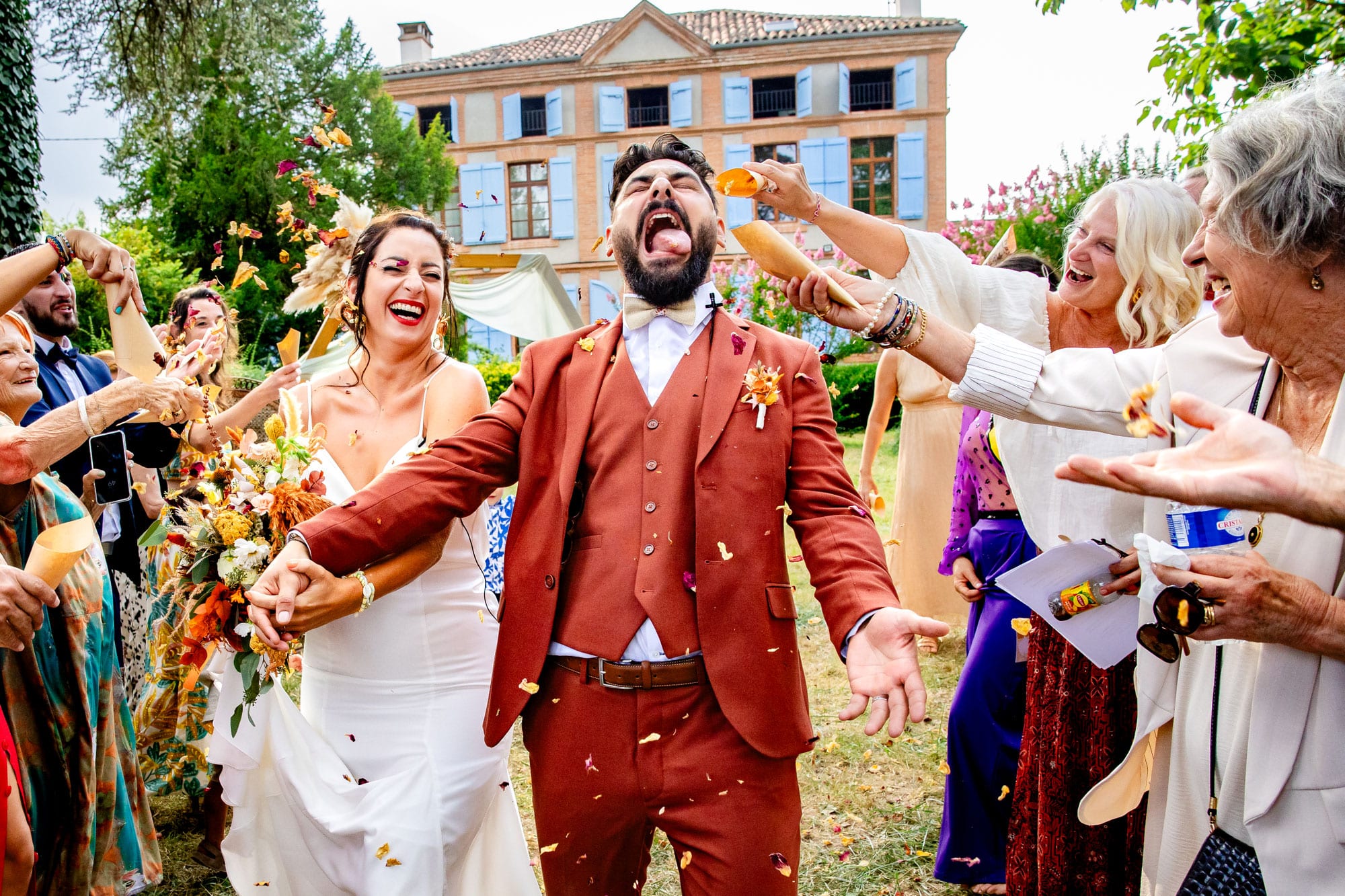 Soirée de mariage à la Maison du Saula — danse et célébration
