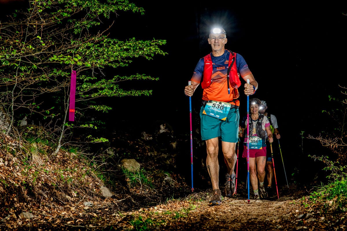 Trail Aveyron course de nuit en environnement naturel